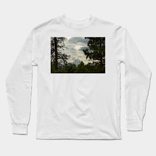 The Framing Of Mount Hood © Long Sleeve T-Shirt